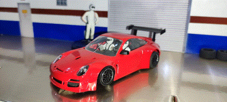 NSR - 2010 - 1063 - Porsche 997 Rally Test Car RED